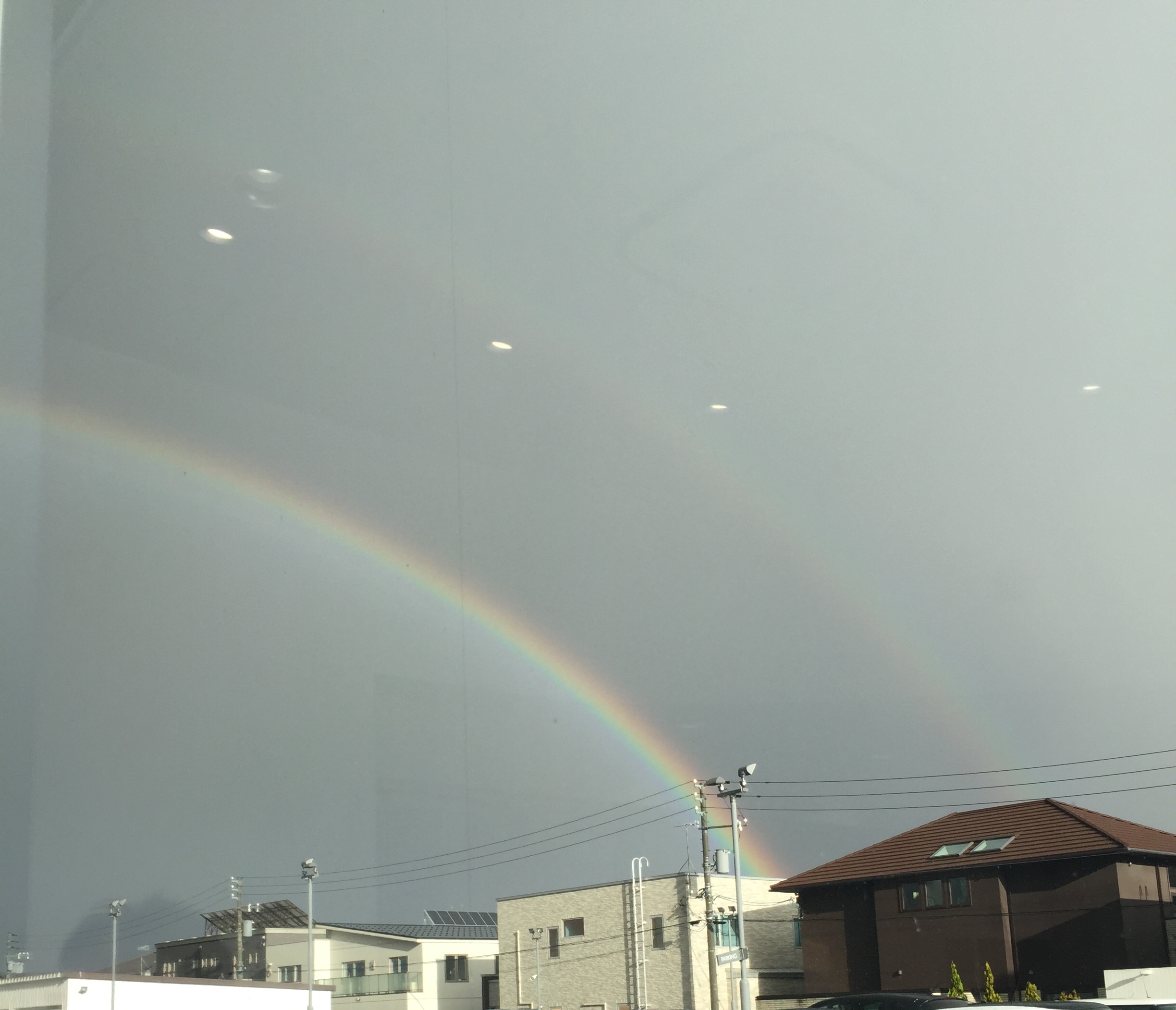雨の中の至福の一時。